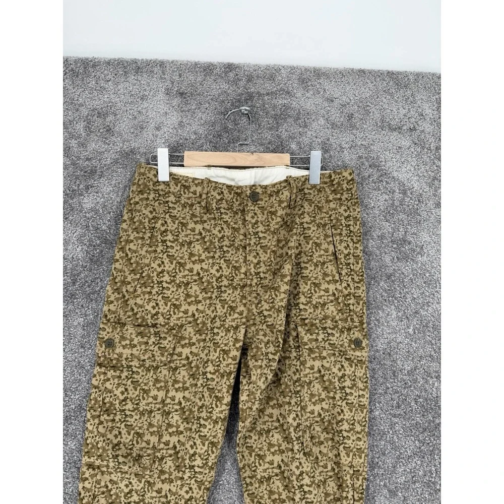 Mem's Slim Straight Camo Cargo Pants 32x34 Camouflage 13469-0005 Green